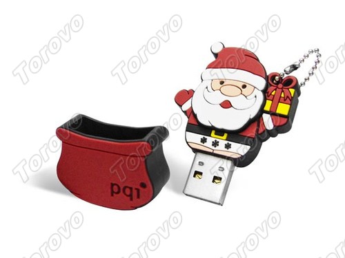 可做手機鏈軟橡膠圣誕老人U盤日本上市